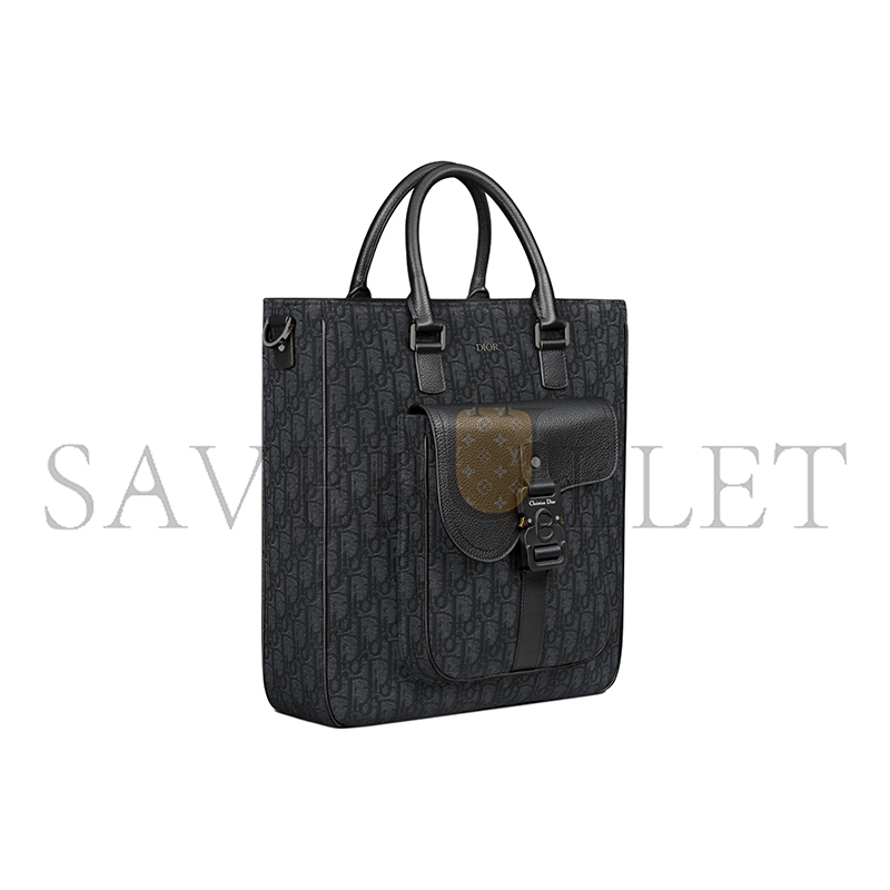 D*or saddle tote bag 1adsh241yks_h03e (36*32*13.5cm)